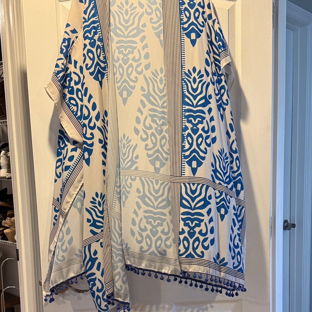 Blue and White Kimono